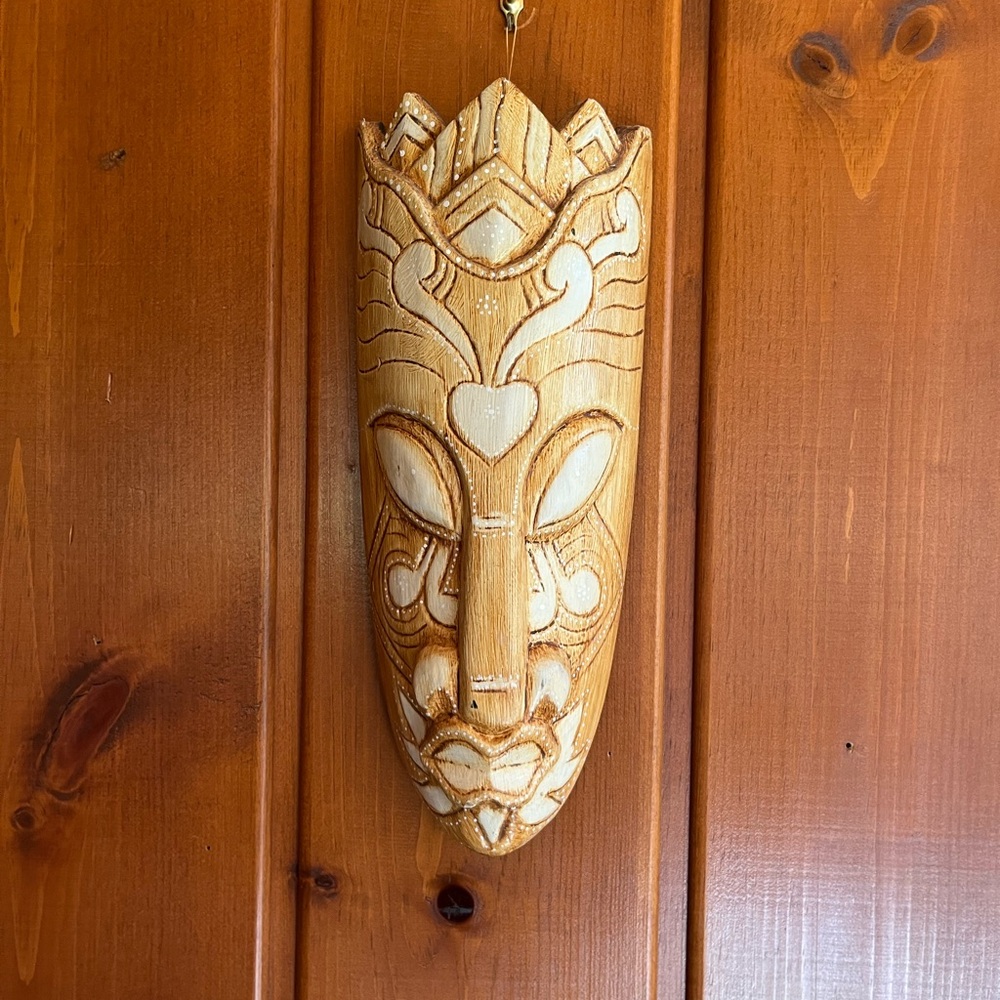 Carved Wooden Tribal Mask